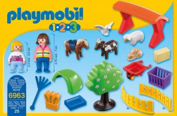 playmobil 6963 - 1.2.3 Zoo de Mascotas