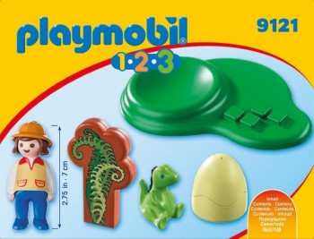 playmobil 9121 - 1.2.3 Huevo de Dinosaurio