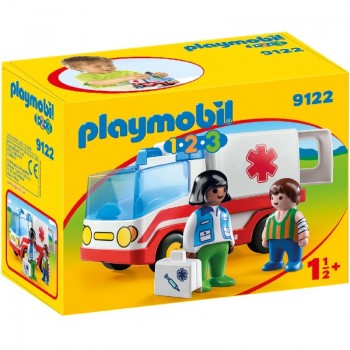 Playmobil 9122 1.2.3 Ambulancia