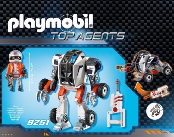 playmobil 9251 - Agente General con Robot