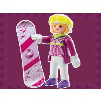 Playmobil 9147 9 Sobre Sorpresa Serie 11 Chicas Snowboarder