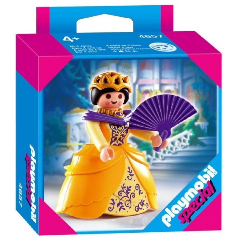 playmobil 4657 - Dama de la Reina con vestido amarillo y abanico