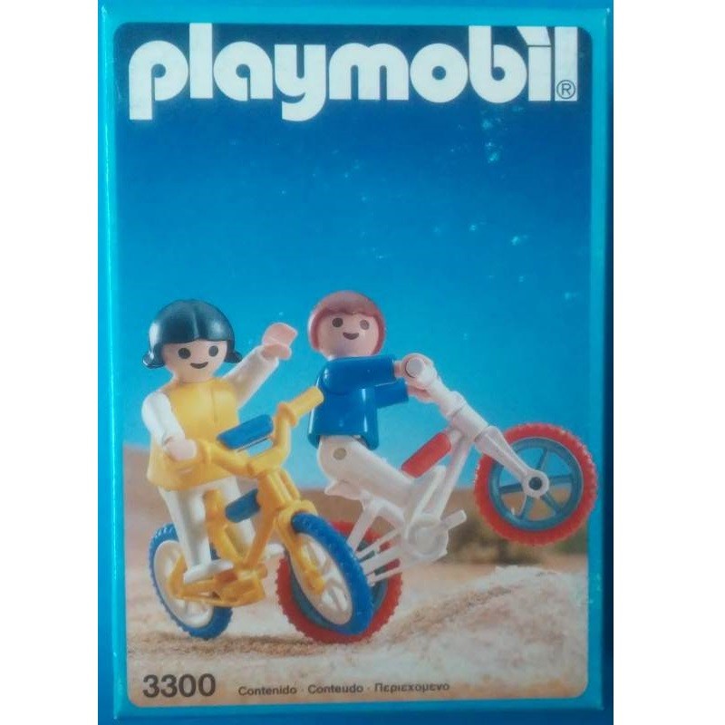playmobil 3300 - Niños en bicicleta