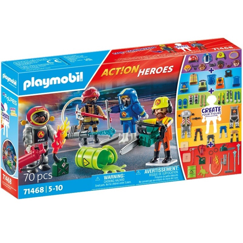 playmobil 71468 - My Figures: Bomberos