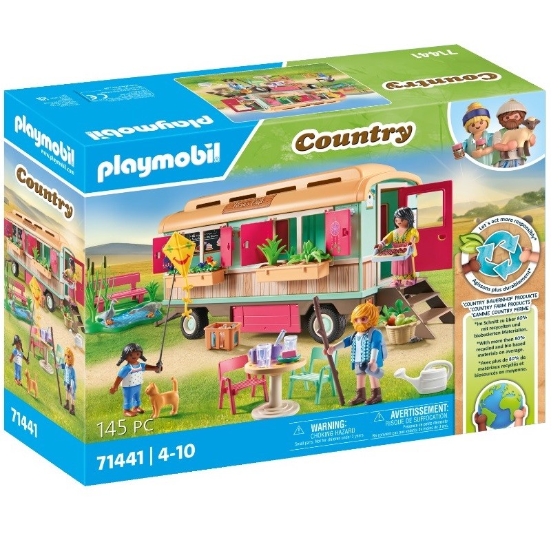 playmobil 71441 - Café tren con huerto