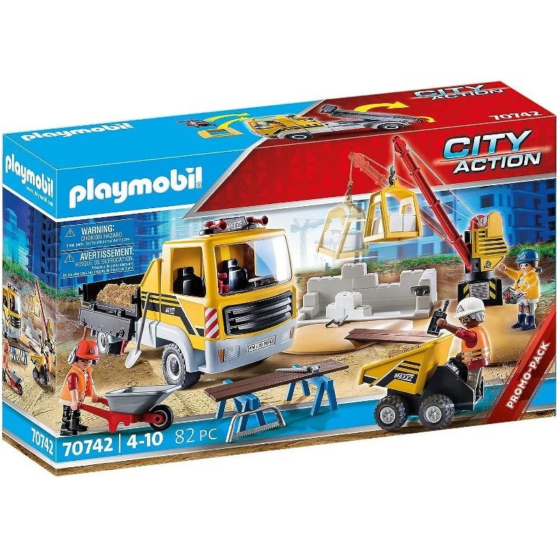 playmobil 70742 - Construcción con Camión Volquete