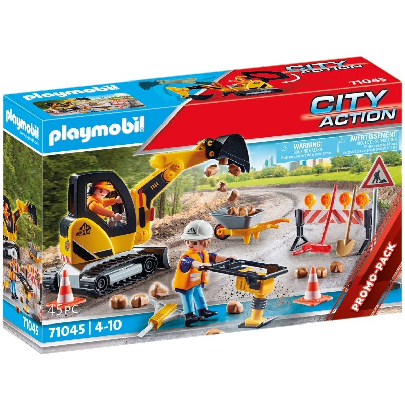 playmobil 71045 - Construcción de Carreteras