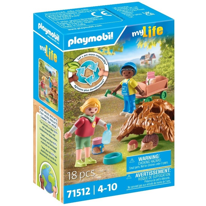 playmobil 71512 - Cuidados de la familia de erizos