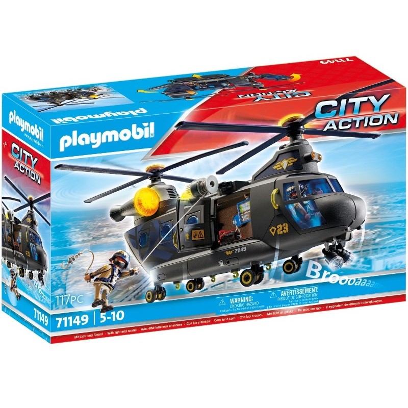 playmobil 71149 - Helicóptero Banana Fuerzas Especiales