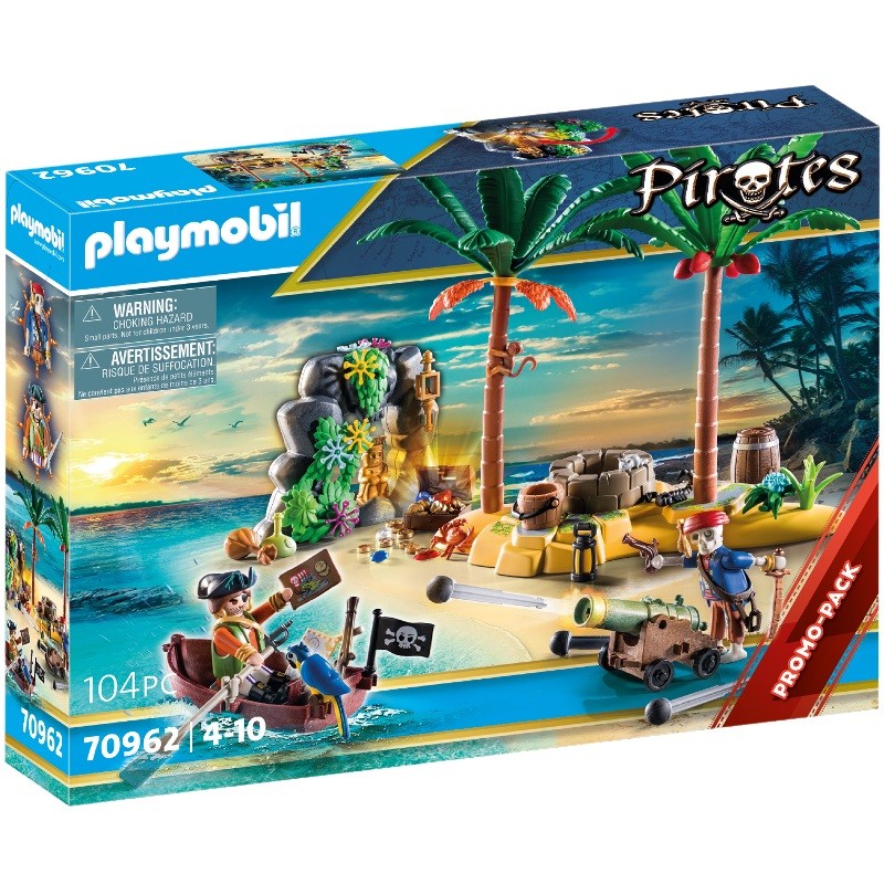 playmobil 70962 - Isla del Tesoro Pirata con esqueleto