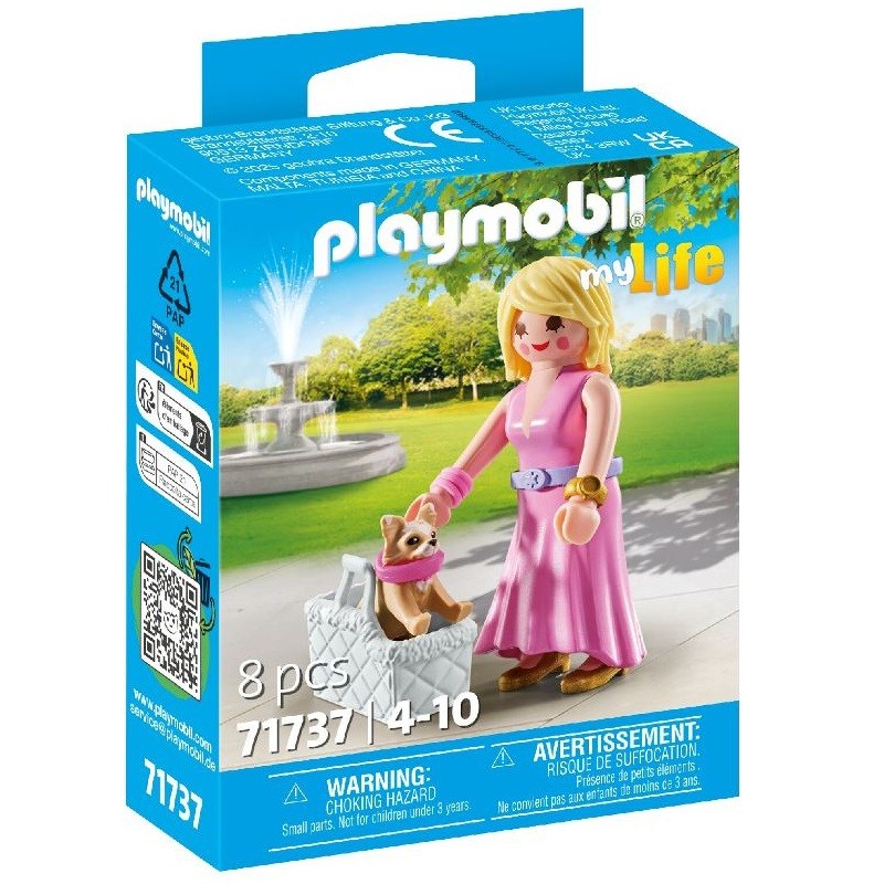 playmobil 71737 - It-girl con Chihuahua