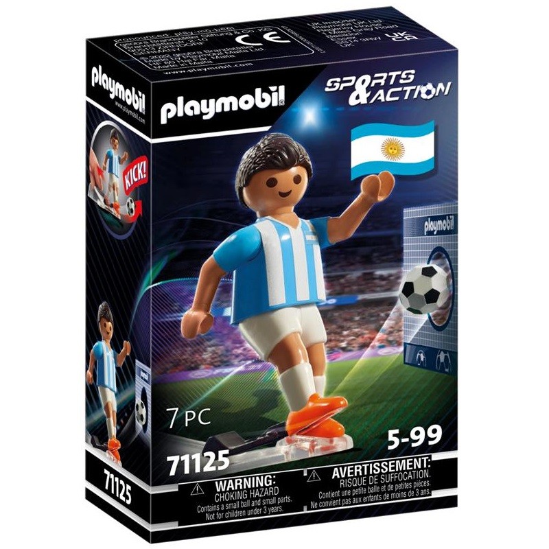 playmobil 71125 - Jugador de Fútbol - Argentina