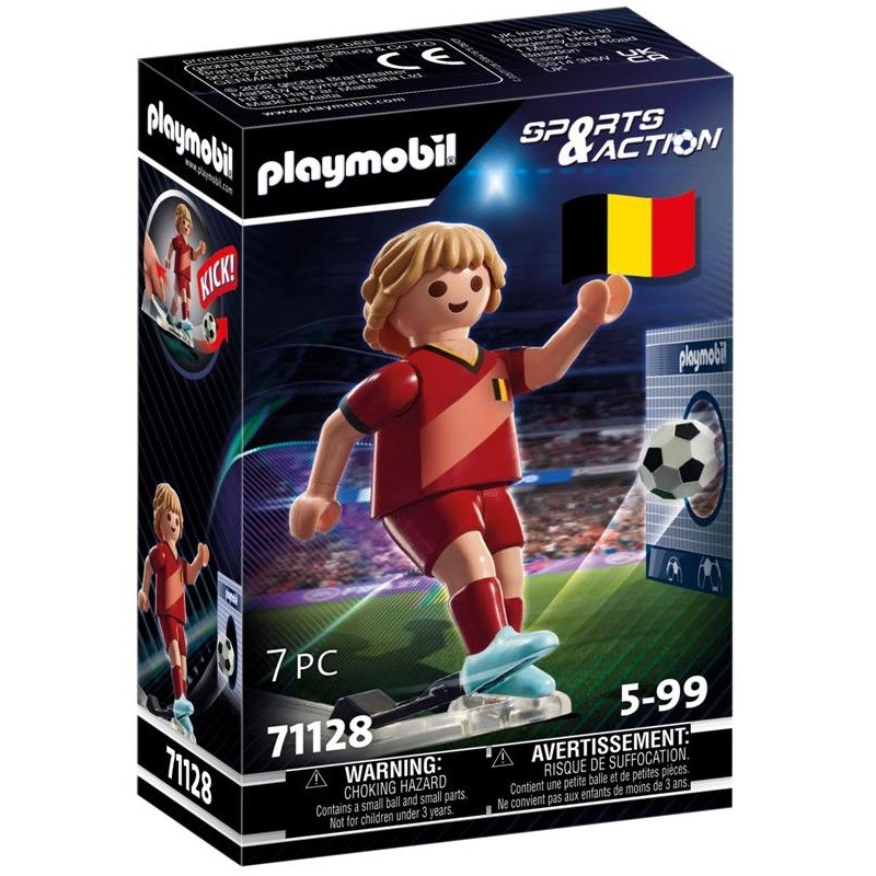 playmobil 71128 - Jugador de Fútbol - Bélgica