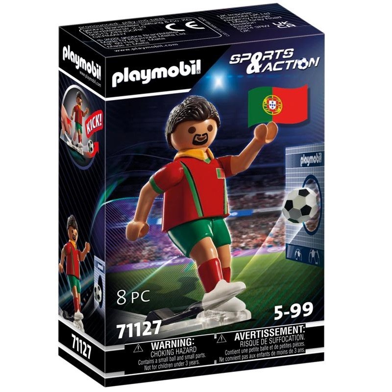 playmobil 71127 - Jugador de Fútbol - Portugal