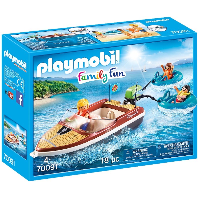 playmobil 70091 - Lancha con Flotadores