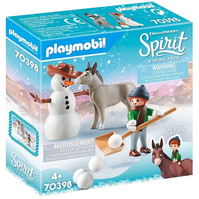 playmobil 70398 - Muñeco de Nieve con Trasqui y Señor Zanahoria