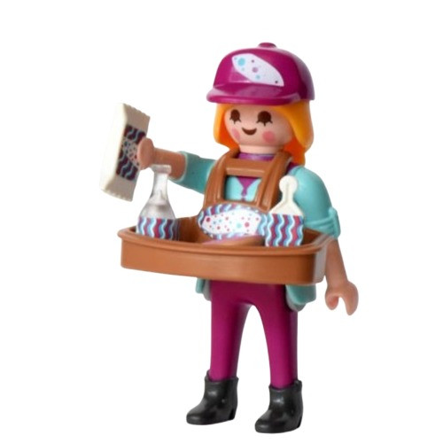 playmobil 9444 11 - Sobre Sorpresa Serie 14 Chicas Vendedora de comida