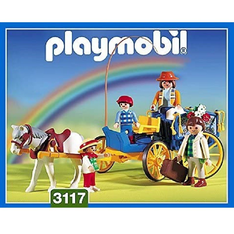 playmobil 3117 v1 - Carruaje de caballos