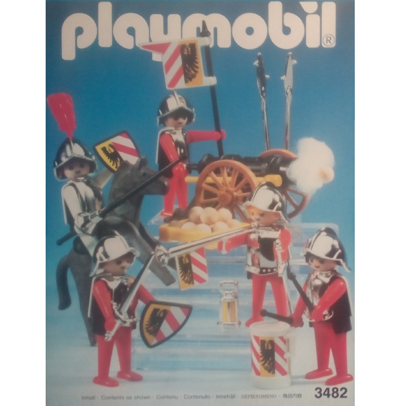 playmobil 3482 - Caballeros medievales con cañon