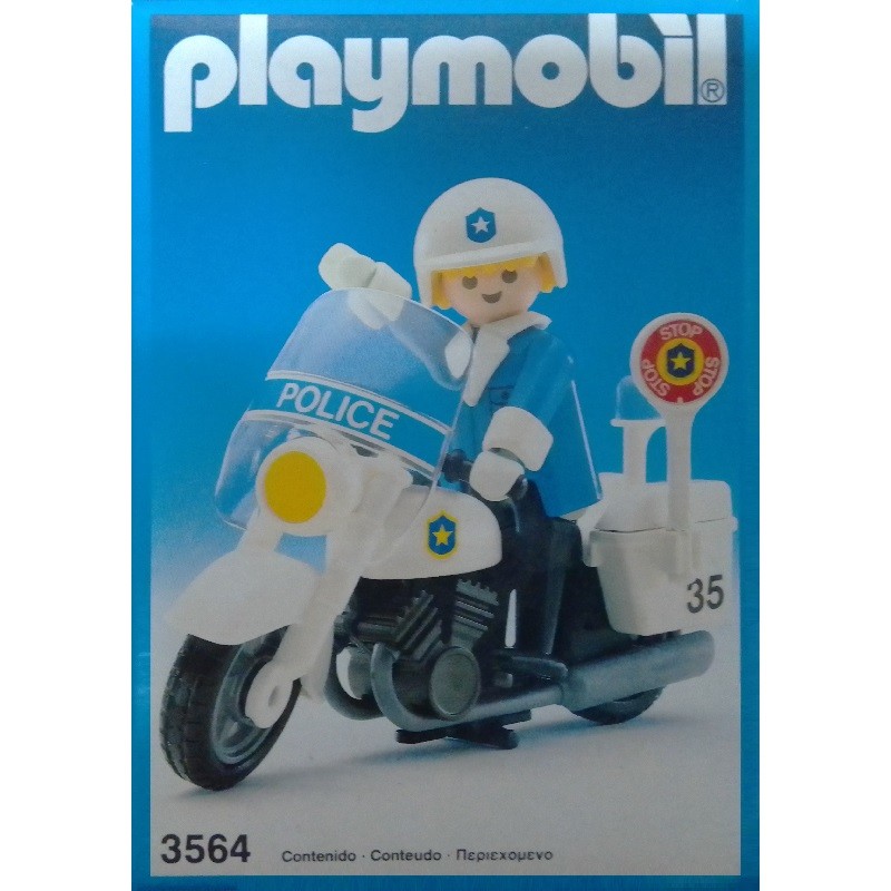 playmobil 3564 - Policia en moto