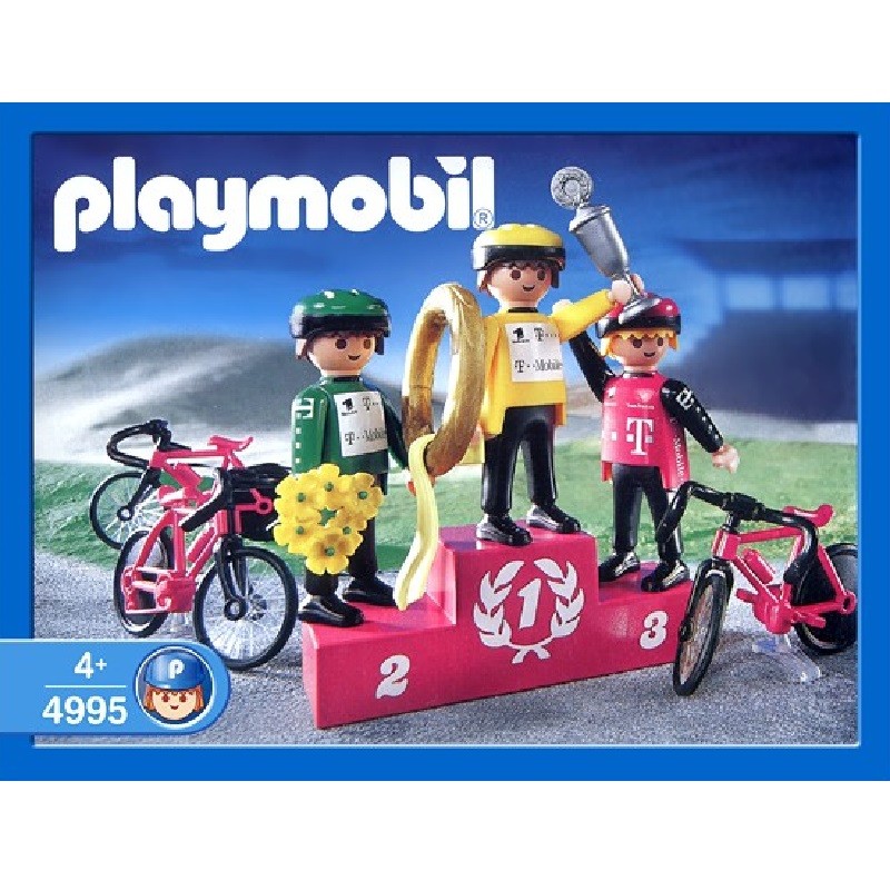 playmobil 4995 - Ciclistas Telekom podio tour de Francia