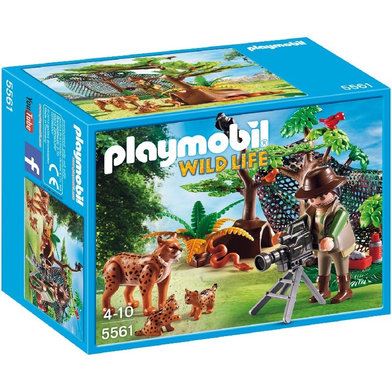 playmobil 5561 - Familia de Linces con Cámara
