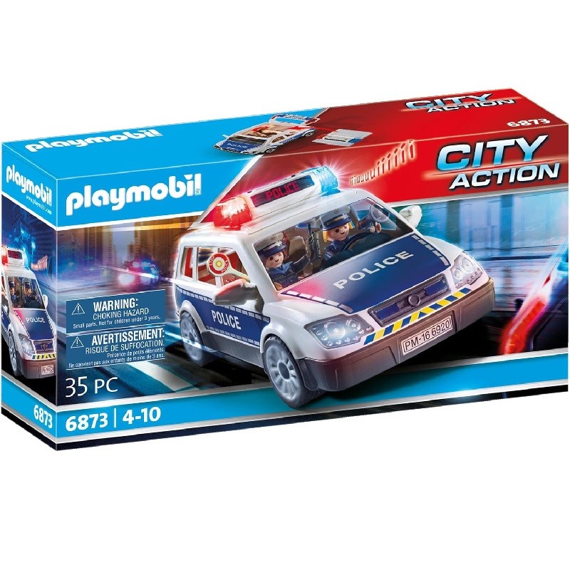 playmobil 6873 - Coche de policía con luces y sonido