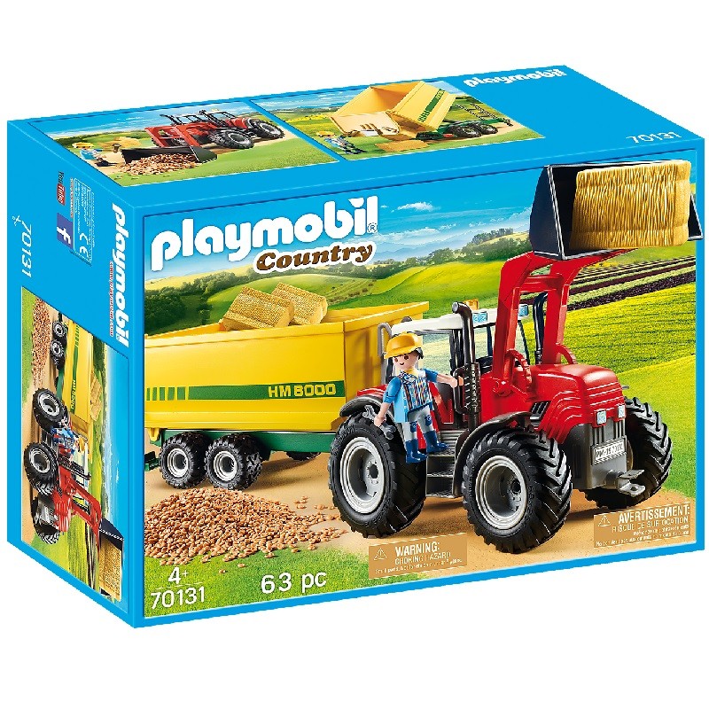 playmobil 70131 - Gran Tractor con Remolque