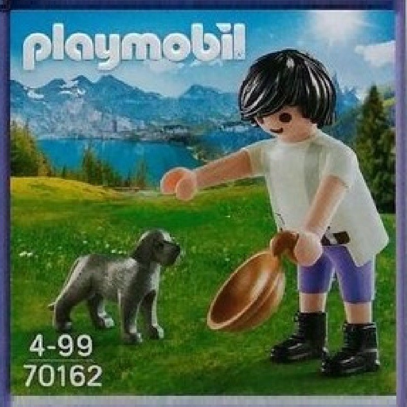 playmobil 70162 - Milka Hombre con perro