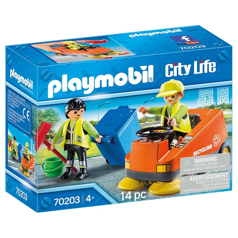playmobil 70203 - Vehículo de Limpieza