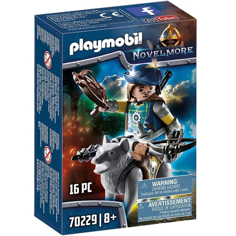 playmobil 70229 - Ballestero con Lobo Novelmore