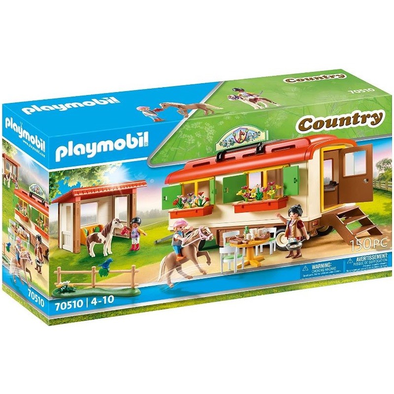 playmobil 70510 - Caravana Campamento de Ponis