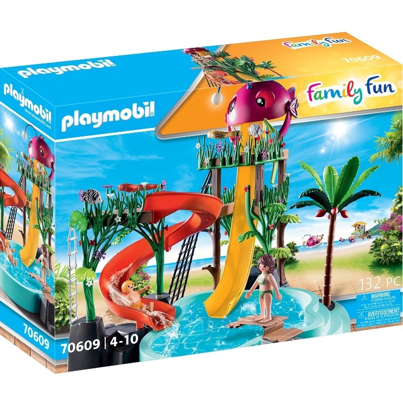 playmobil 70609 - Parque Acuático con Tobogán
