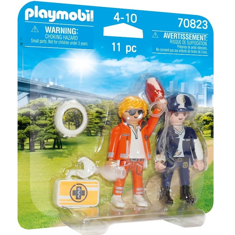 playmobil 70823 - Duo Pack Doctor y Policía