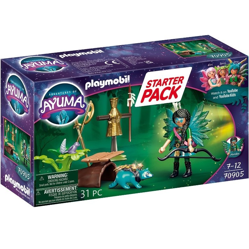 playmobil 70905 - Starter Pack Knight Fairy con mapache