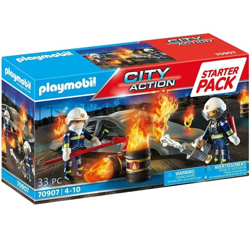 playmobil 70907 - Starter Pack Simulacro de Incendio