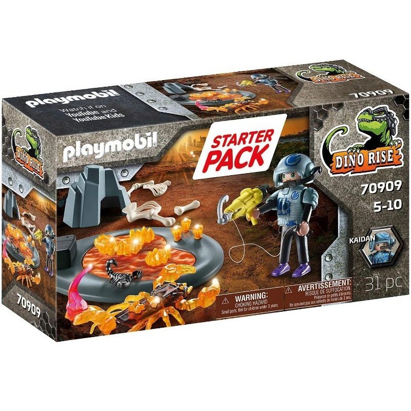 playmobil 70909 - Starter Pack Lucha contra el Escorpión de Fuego