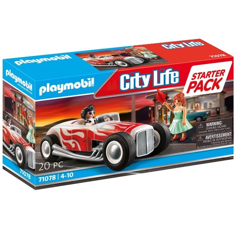 playmobil 71078 - Starter Pack Hot Rod