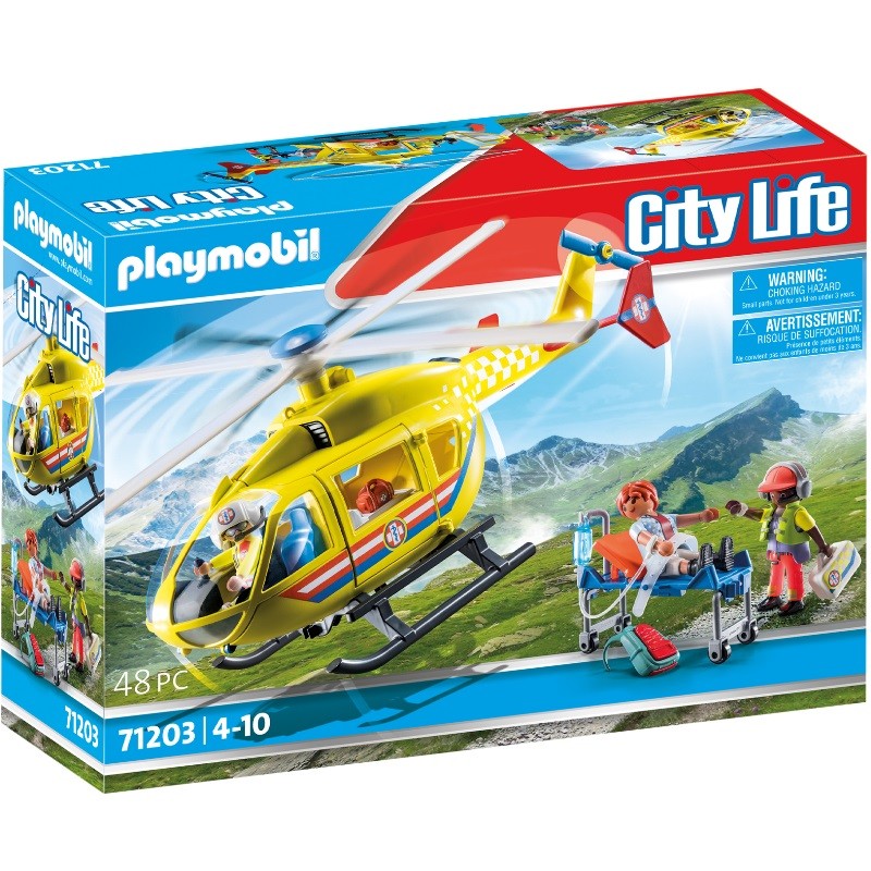 playmobil 71203 - Helicóptero de Rescate