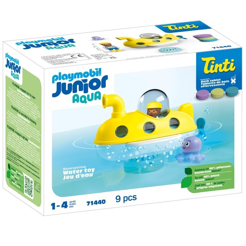 playmobil 71440 - JUNIOR Y TINTI Submarino de colores