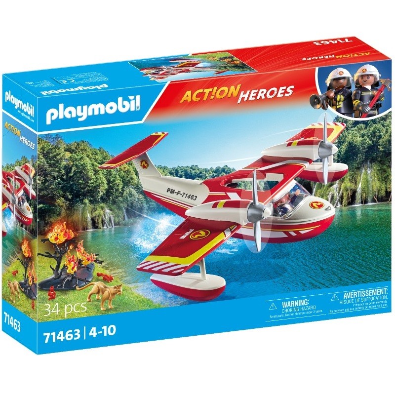 playmobil 71463 - Hidroavión de bomberos