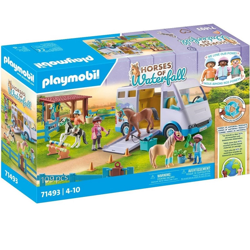 playmobil 71493 - Escuela móvil de equitación Playmobil Horses of Waterfall