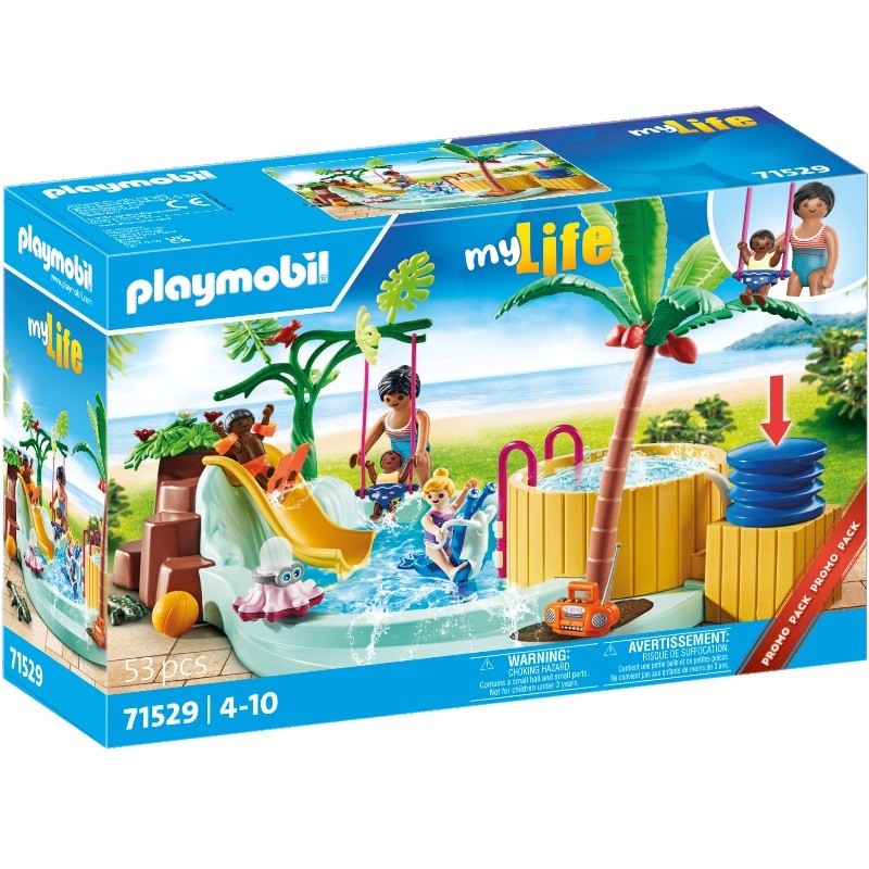 playmobil 71529 - Piscina infantil con jacuzzi