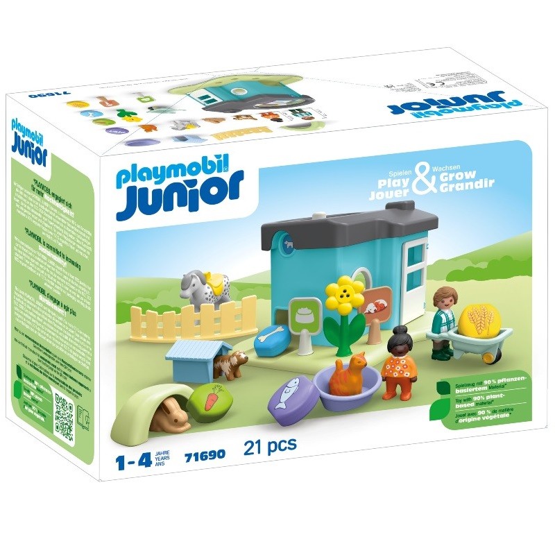 playmobil 71690 - JUNIOR Casa de animales