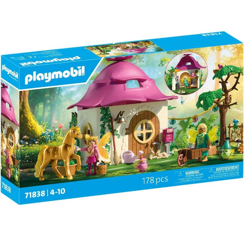 playmobil 71838 - Casa de hadas con unicornio dorado
