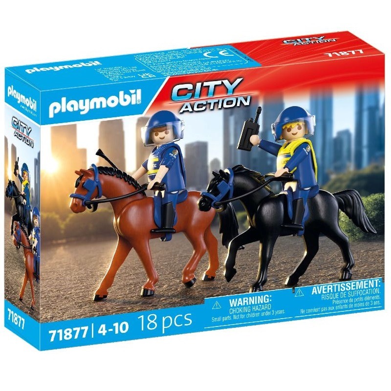 playmobil 71877 - Escuadrón policial a caballo Playmobil City Action