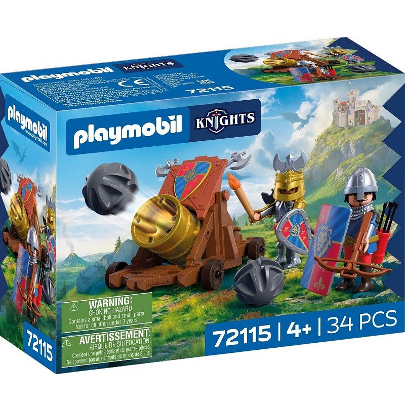 playmobil 72115 - Cañón de fuego de los Caballeros del León