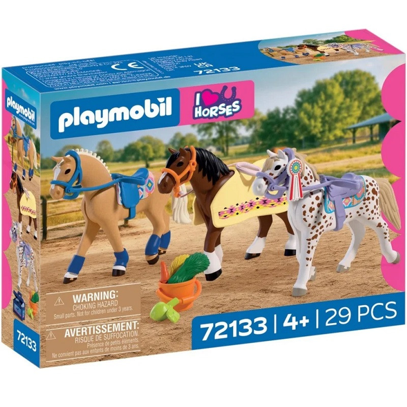 playmobil 72133 - Tres caballos de colección