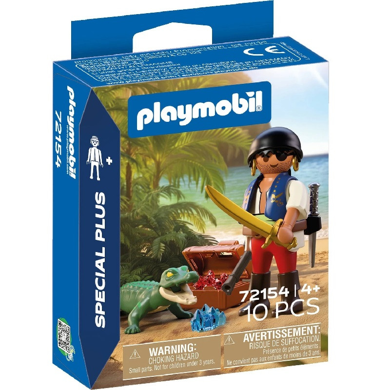 playmobil 72154 - Pirata contra caimán