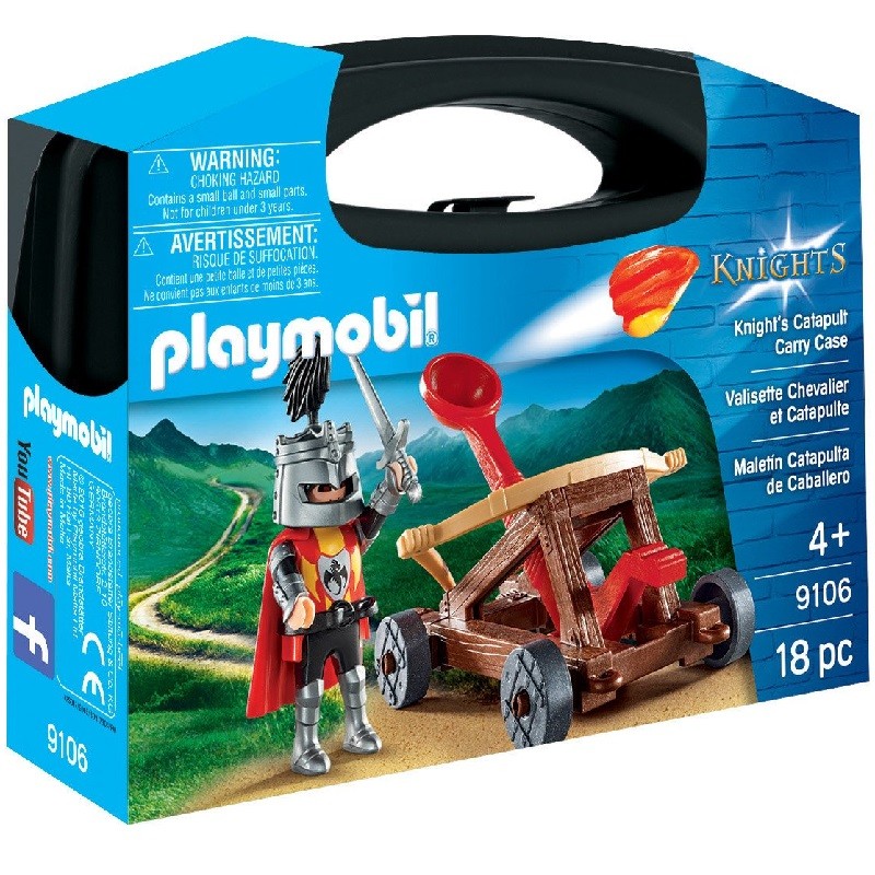 playmobil 9106 - Maletín Catapulta de Caballero